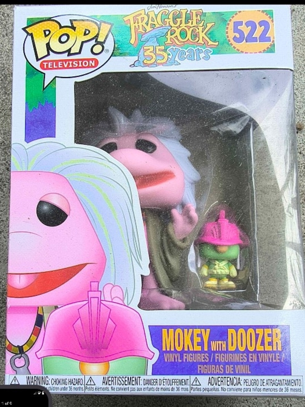 Funko Fraggle Rock Mokey with Doozer Vinyl Figure - Pink